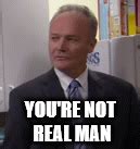 creed youre not real man